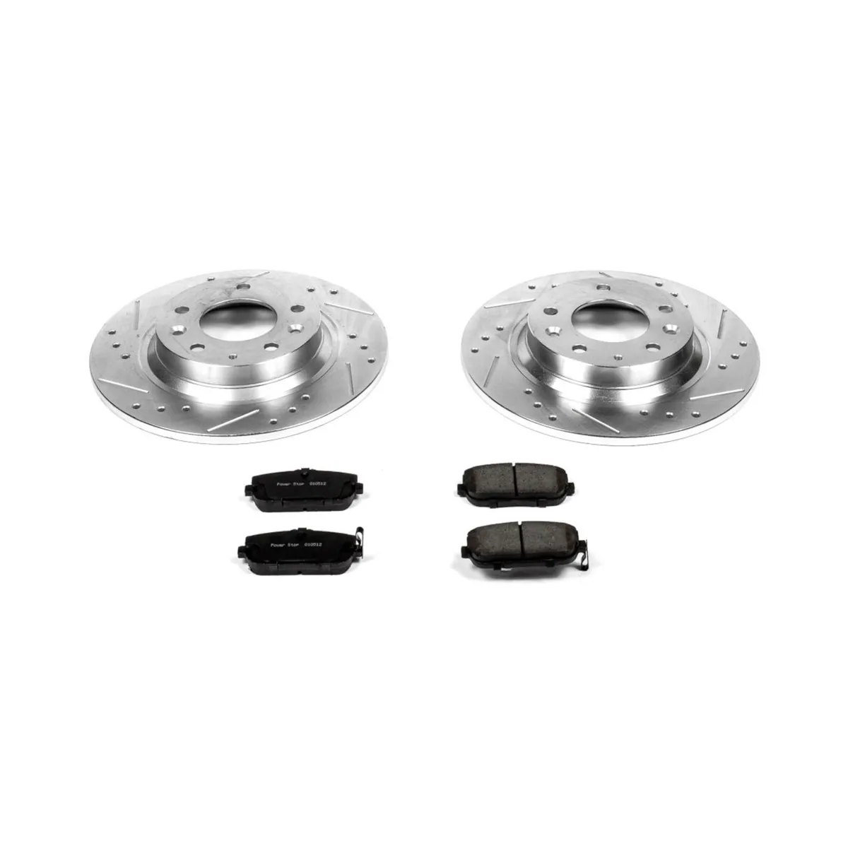 Z23 Evolution Sport Upgrade Kit: Drilled/Slotted Rotors; Carbon-Fiber Ceramic Pads W/Hardware product image