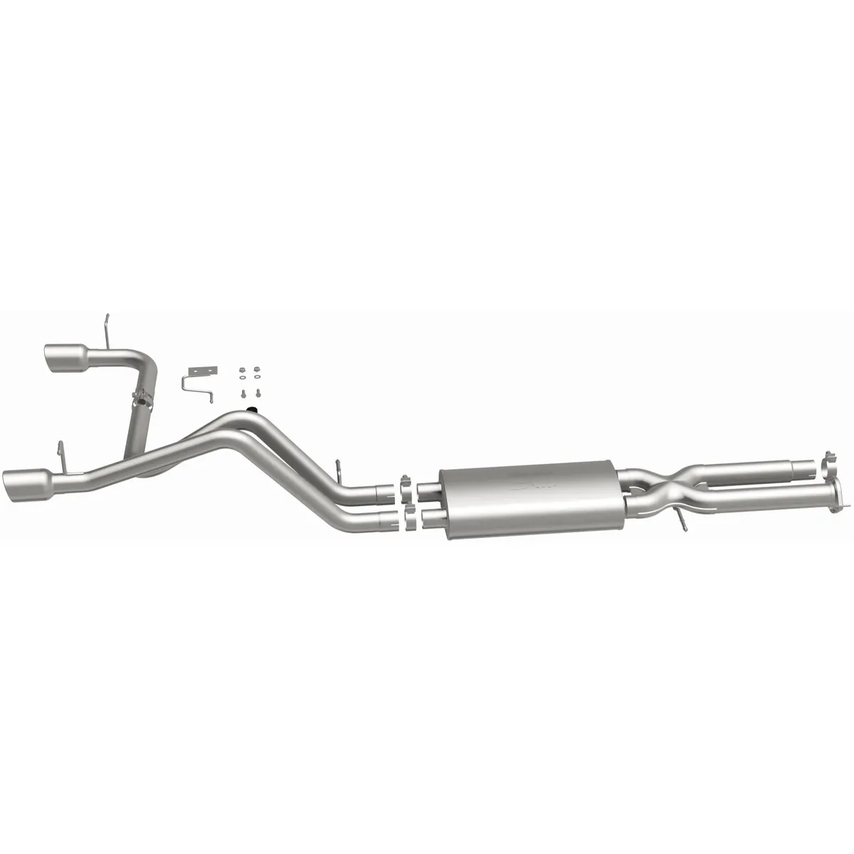 MagnaFlow 2003-2006 Hummer H2 6.0L Street Series Cat-Back Performance Exhaust System 16673 product image