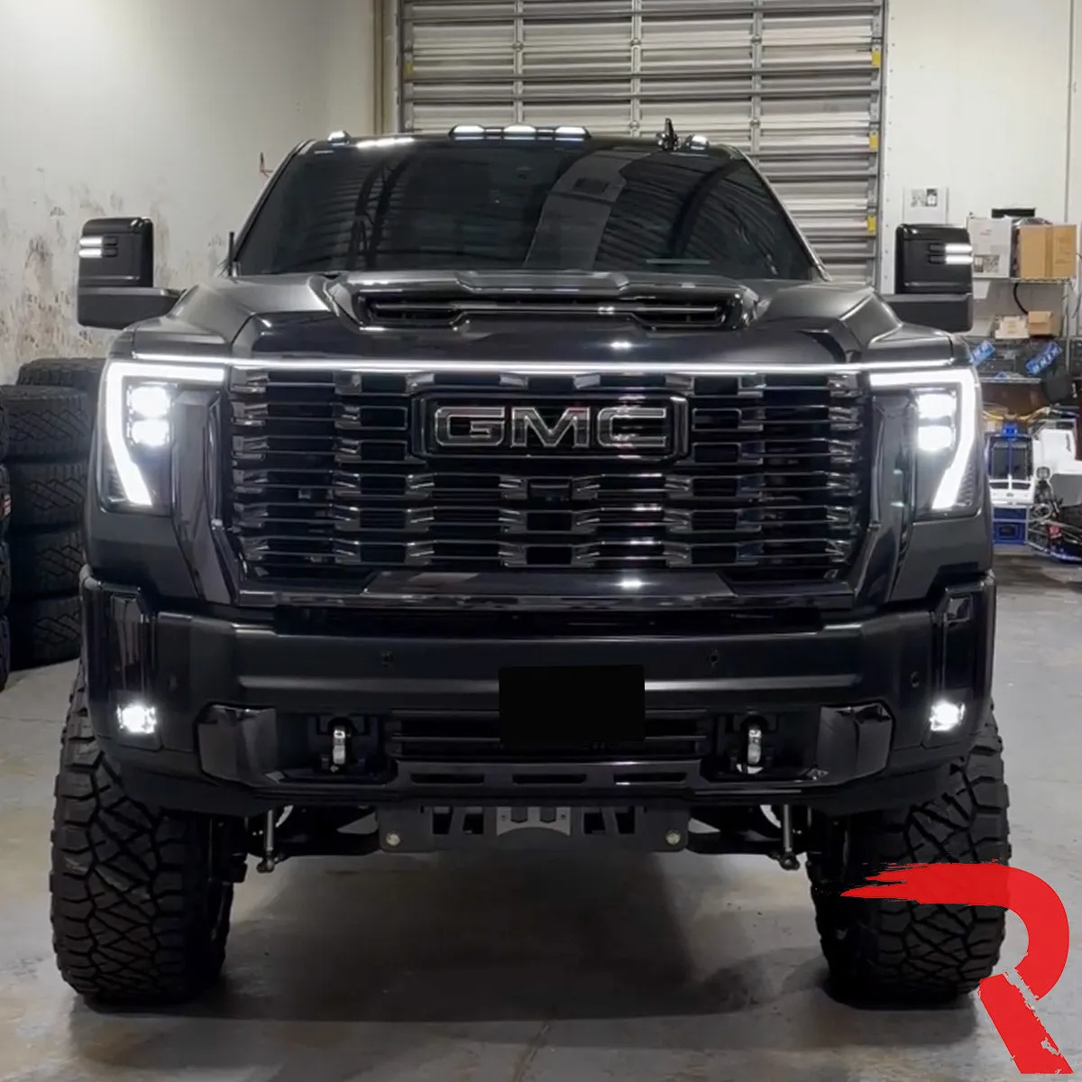 Recon High Powered White LED Under Hood DRL Light Strip With Start-Up Sequence in 59 Length product image