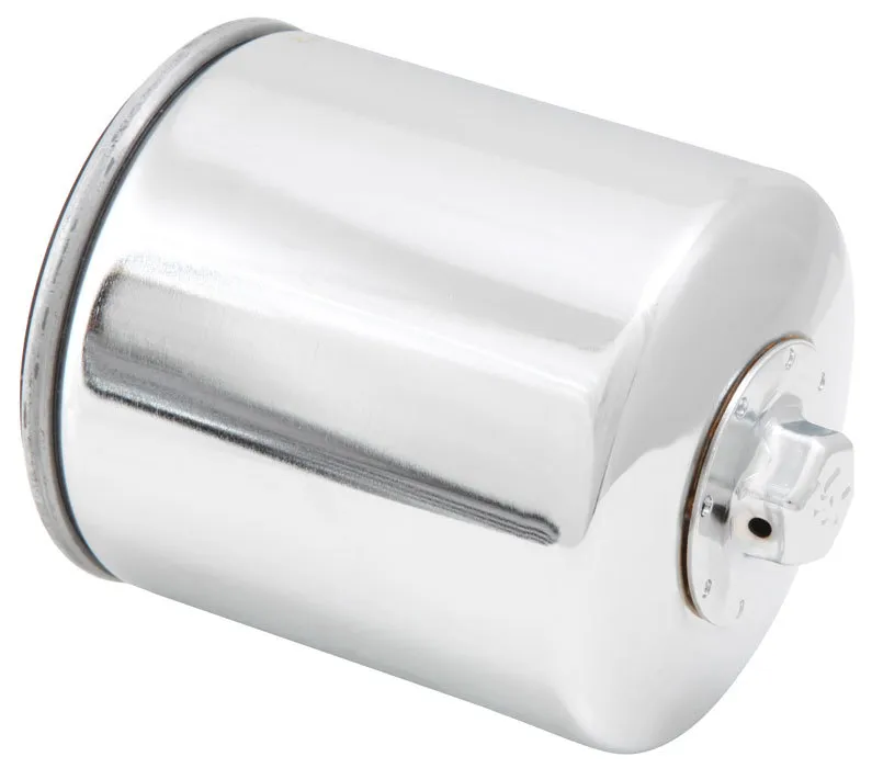 K&N Powersports Canister Chrome Oil Filter