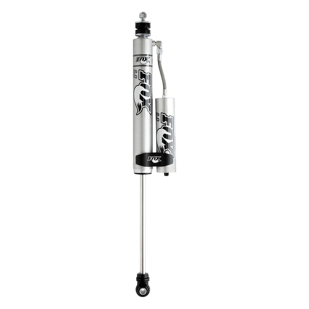 FOX Offroad Shocks FOX Performance Series Smooth Body Resrvoir Reservoir: External Color: Aluminum Sold As: Each Top Mount: Sm3 Bottom Mount: Es8 Extended24.3 Compressed14.7