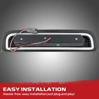 Recon Accessories Gmc Sierra & Chevy Silverado 3rd Gen 14-19 2500/3500 Ultra High Power Scanning Red LED 3rd Brake Light w/ High Power Cree Xml White LED Cargo Lights - Smoked Lens