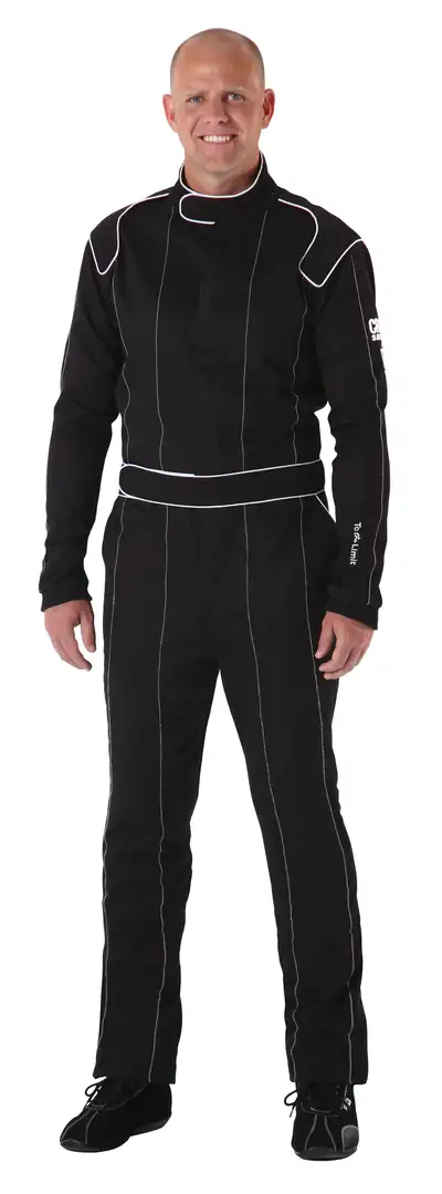 crow safety Proban Suit Small BLACK SFI-3.2A/1 Style Legacy
