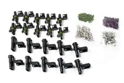Painless Wiring Weatherpack Connector Kit; 3 Circuit Male/Female; 10 Pack;