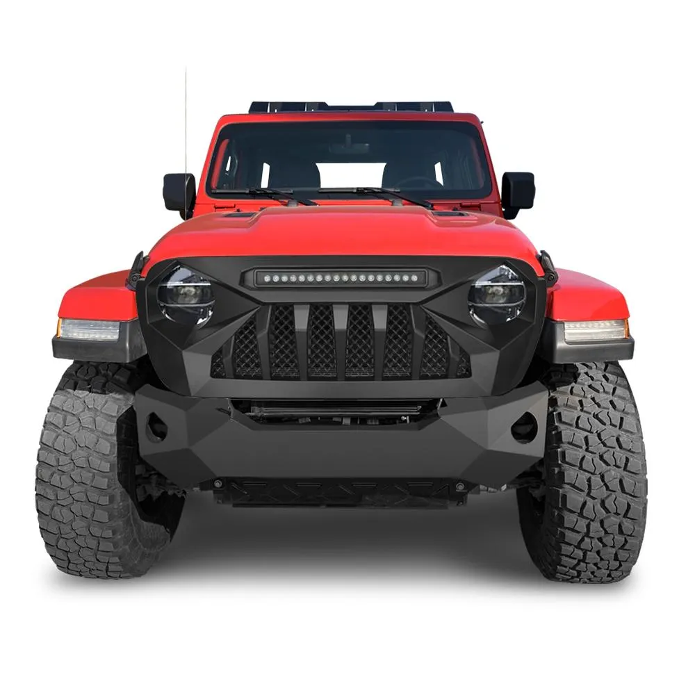 Demon Grille W/ LED Off-Road Lights For 18+ Wrangler JL & Gladiator JT W/O TrailCam product image