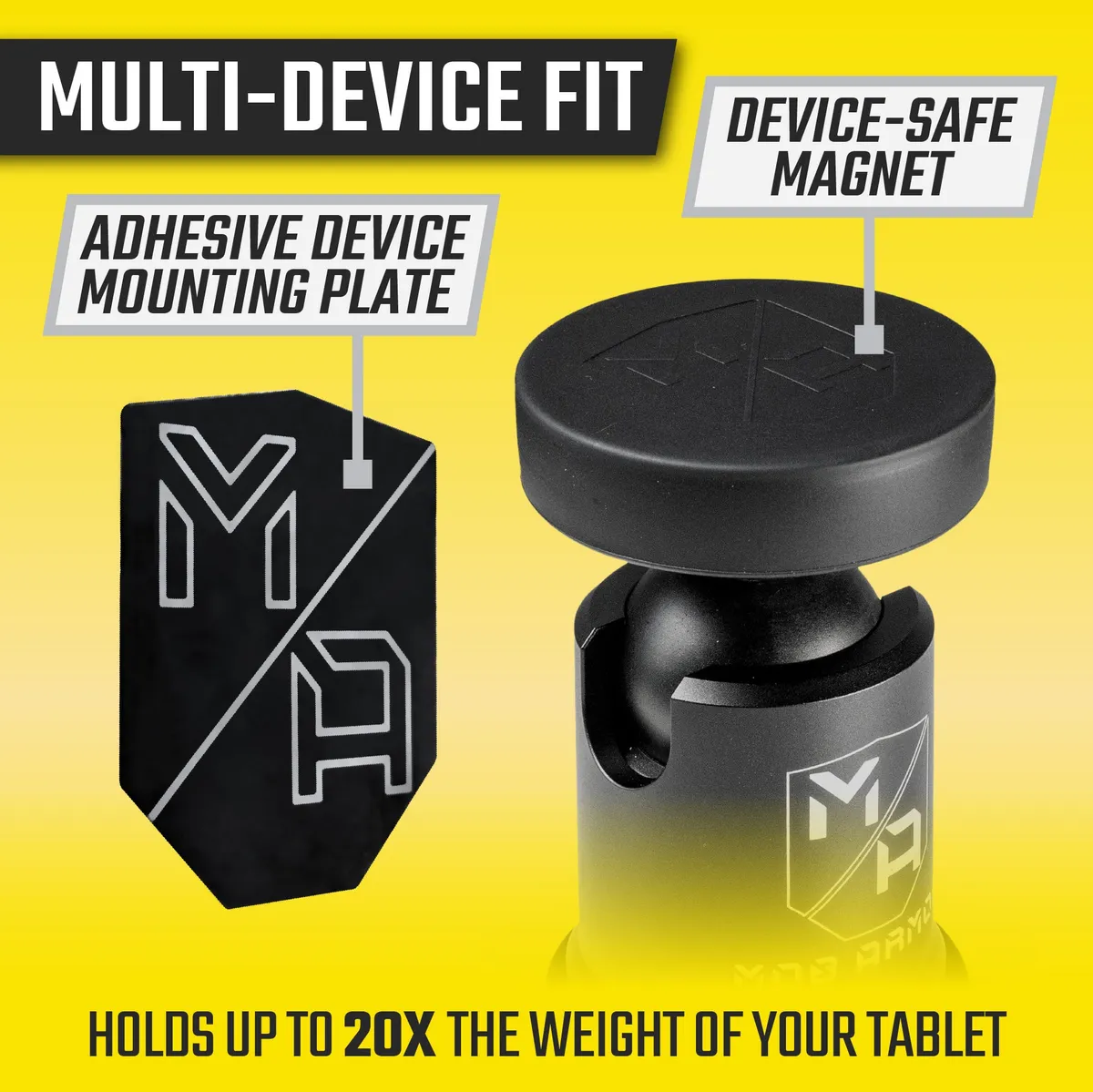 TabNetic Maxx | Rugged Magnetic Tablet Mount product image