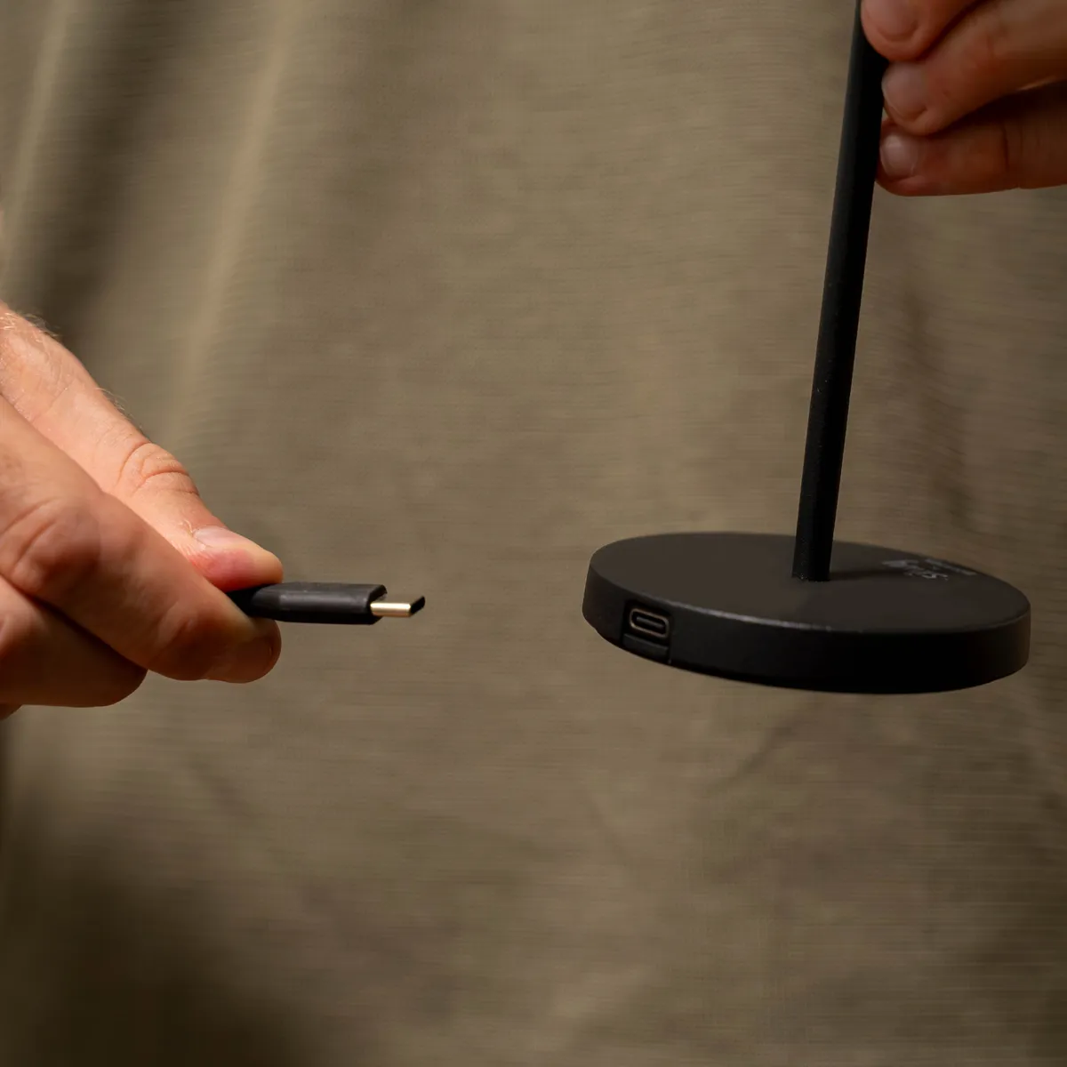 Magnetic lamp MONACO BLACK including placemat product image