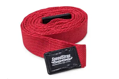 SpeedStrap SpeedStrap Big Daddy 20ft x 2in Weavable Recovery Strap, Red - 20,000lb Max Capacity