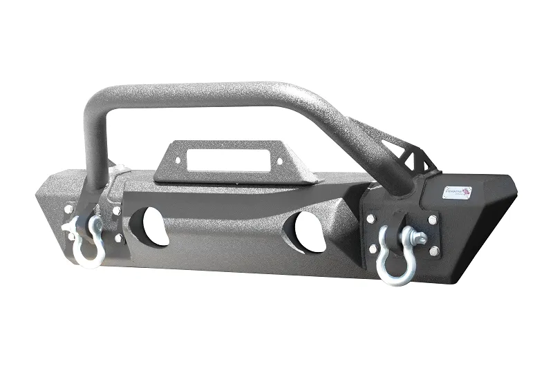 Jeep JL/Gladiator Front Winch Bumper for 18-Pres Wrangler JL/Gladiator Black Powdercoat Fishbone Offroad product image
