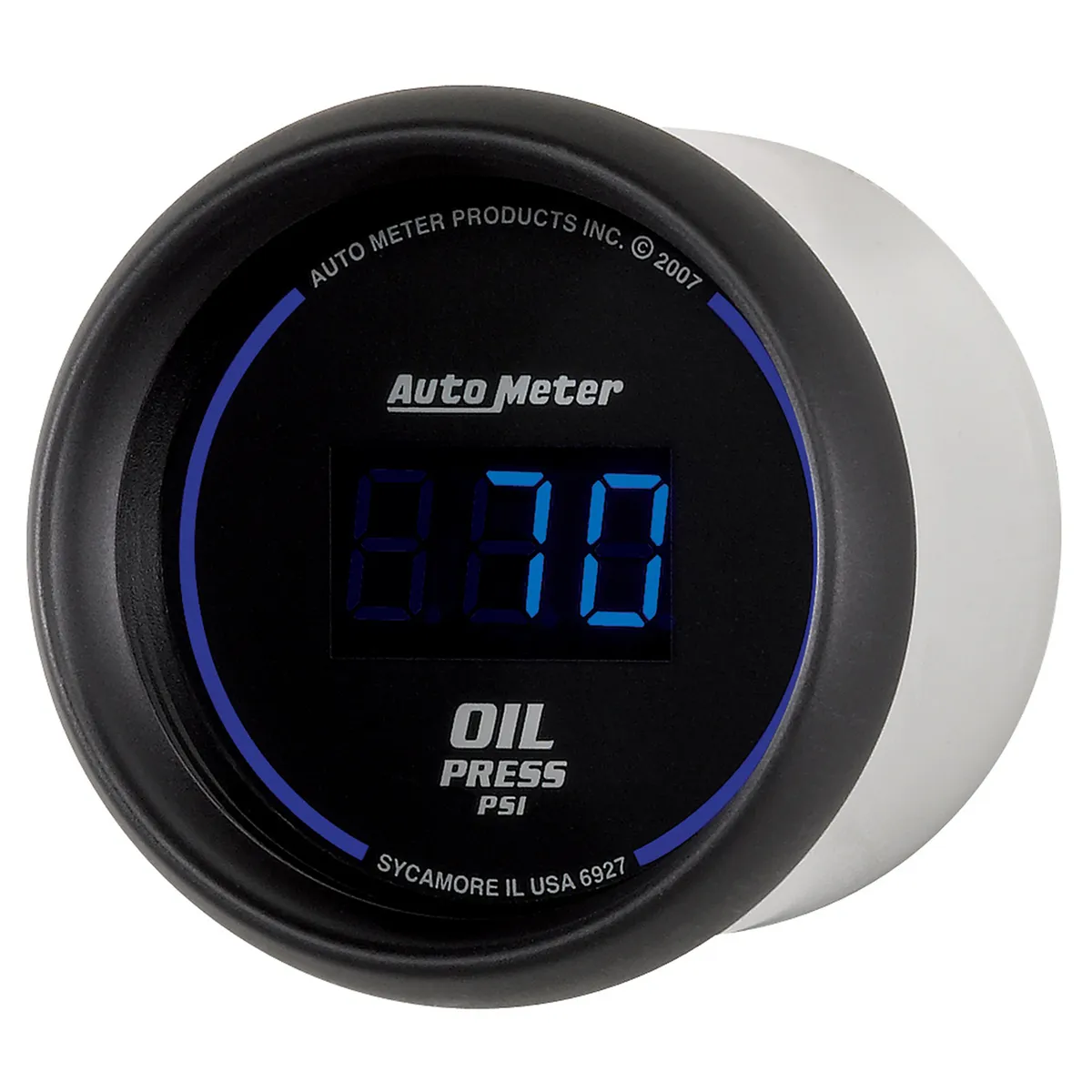 Gauge, Oil Pressure, 2 1/16", 100psi, Digital, Black Dial w/ Blue LED product image