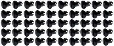 TI22 Performance Oval Head Dzus Buttons .500 Long 50 Pack Black