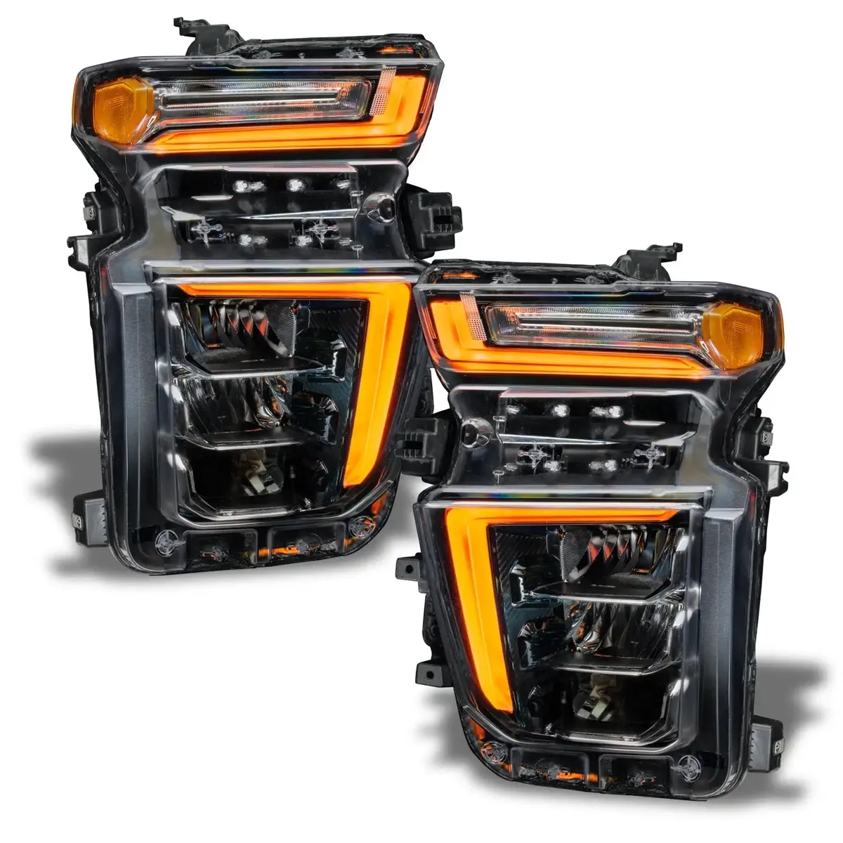 Oracle Lighting 2020-2021 Chevrolet Silverado HD 2500 3500 Colorshift Rgb+w Headlight DRL Upgrade Kit product image