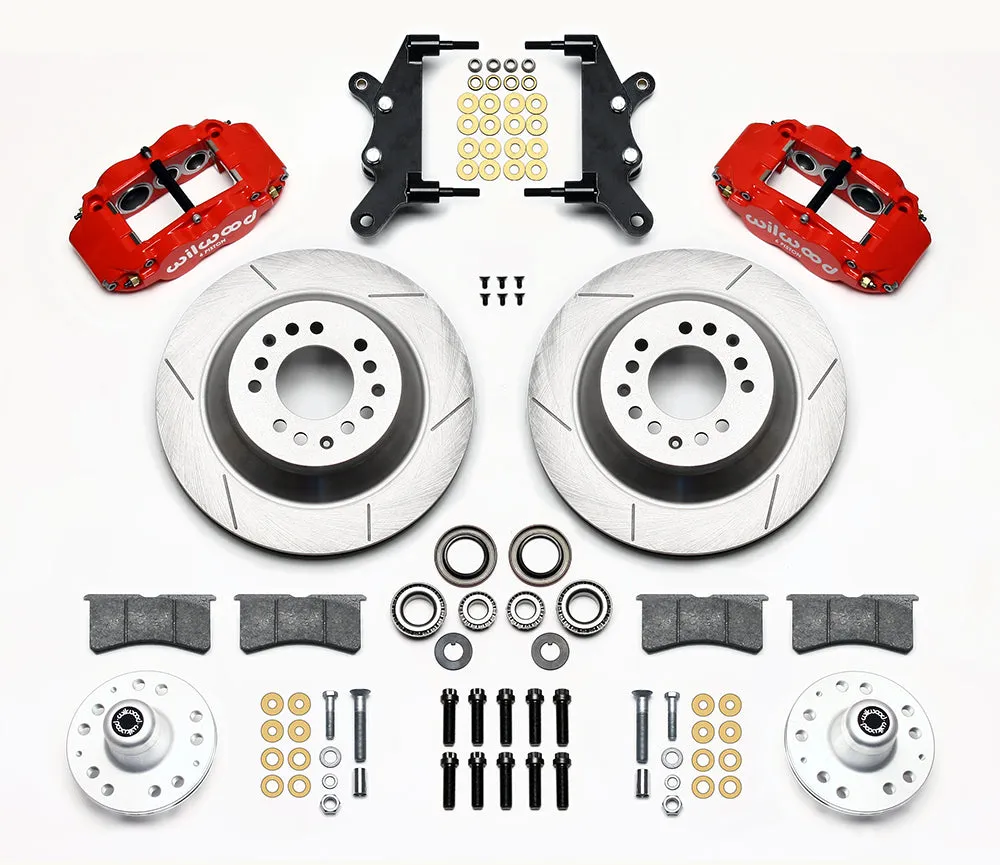 1957 - 1968 Edsel, Ford, Mercury Forged Narrow Superlite 6R Big Brake Front Brake Kit (Hub and 1PC Rotor) - 140-13654 product image