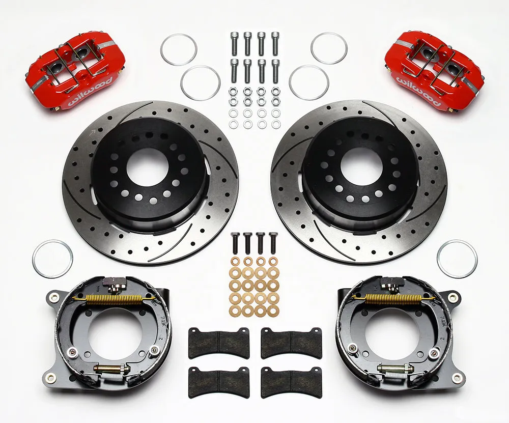 1955 - 1957 Chevrolet Forged Dynapro Low-Profile Rear Parking Brake Kit - 140-11405 product image