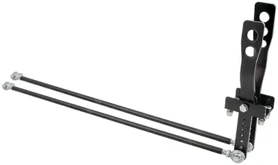 Allstar Performance 2 Lever Shifter Black Unequal Length Handles