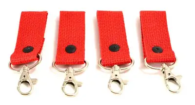 Steinjager Steinjäger Red Key Chain Fobs 4 pack