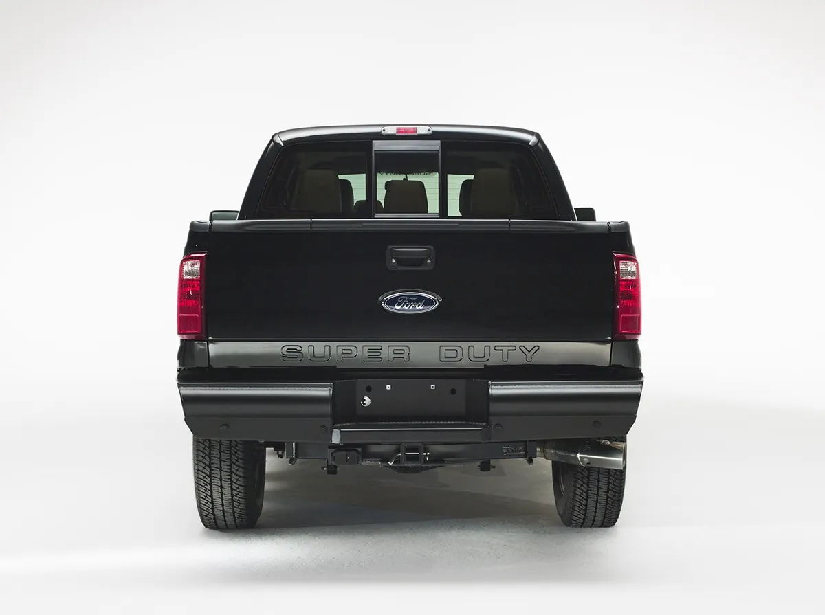 99-22 Ford F250/350 Elite Black Steel Series Rear Bumper product image