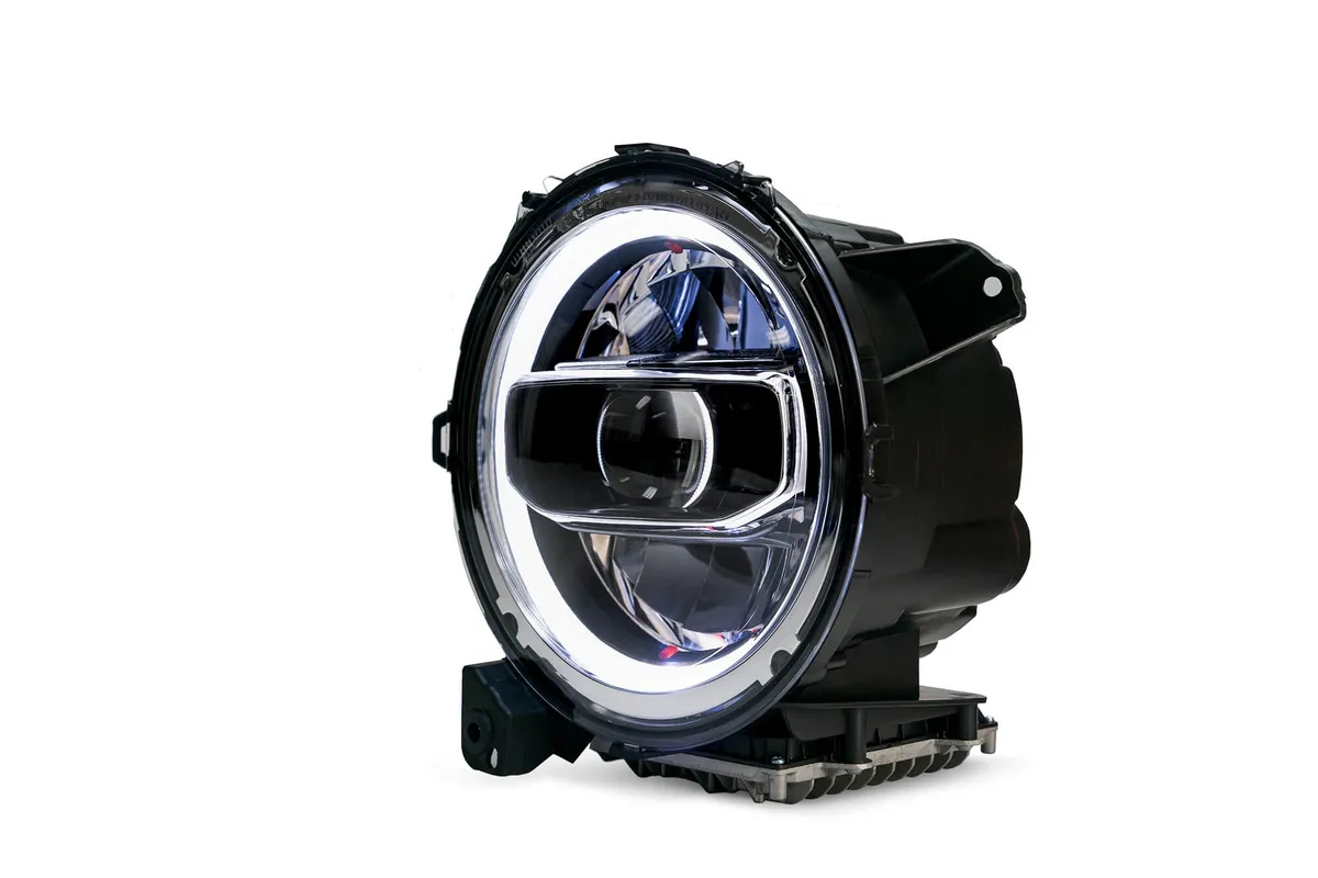 2018-2026 Jeep Wrangler JL & Gladiator JT LED Headlights | Chrome product image