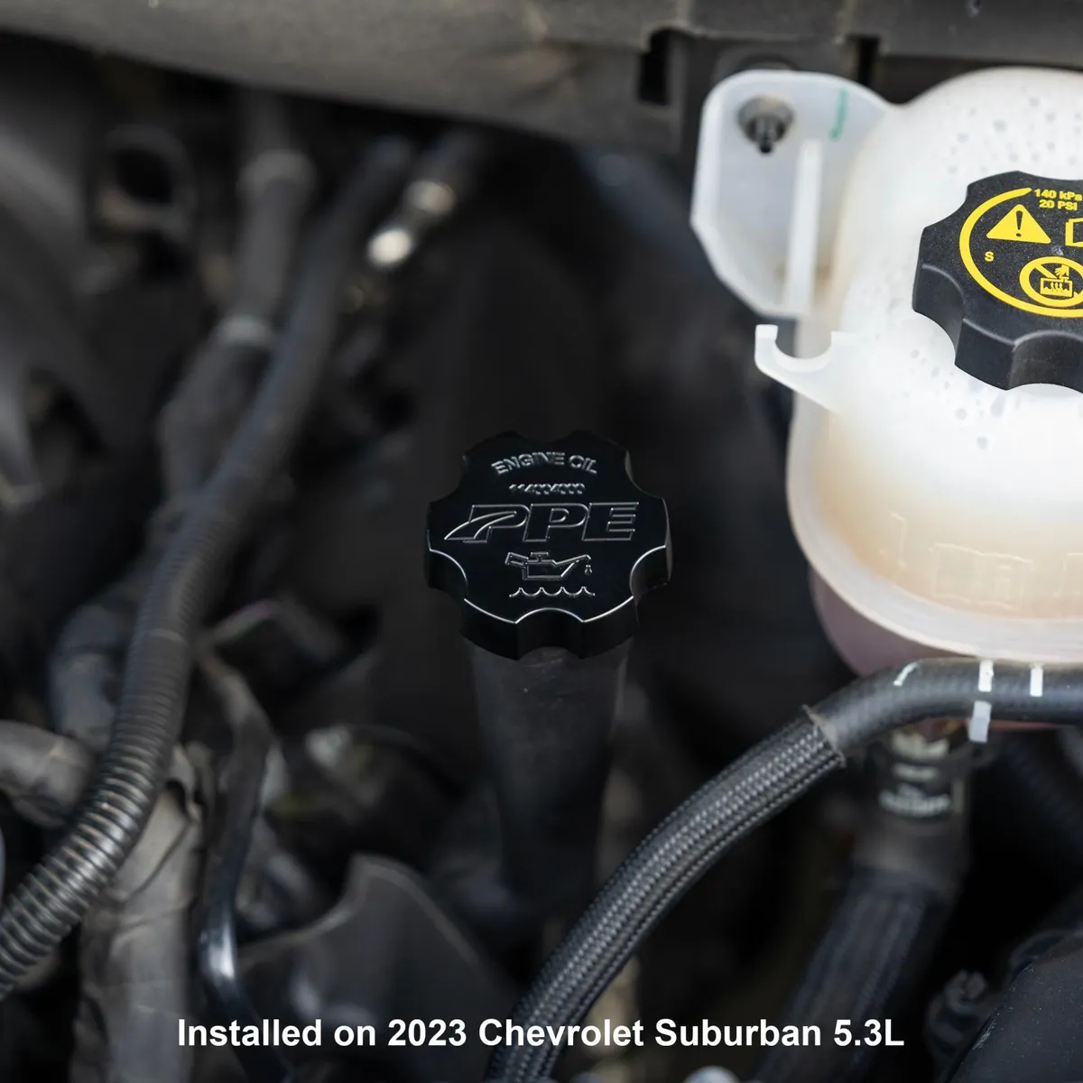 94-25 GMC/Chevrolet/Buick/Cadillac Billet Aluminum Engine Oil Filler Cap - Gas Engines Pacific Performance Engineering product image