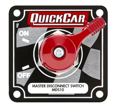 Quickcar Racing Products Master Disconnect High Amp 4 Post Flag Plate