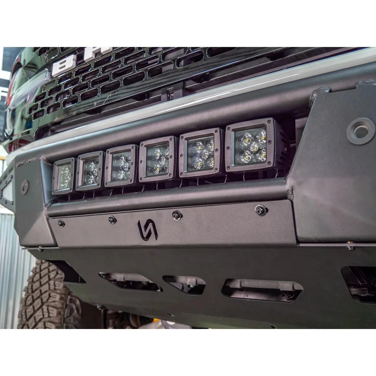 2021-2026 Ford Bronco Baja Tubular Front Bumper & Skid Plate product image