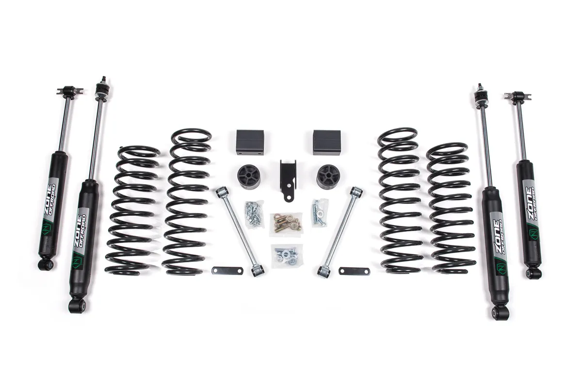 07-11 Jeep Wrangler JK 2WD 3 Inch Lift Kit With Nitro Shocks Zone Offroad product image