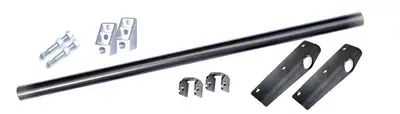 Ridetech Mounting Kit For Rear Shockwaves/Coil-Overs Universal Rear Cross Member Kit Weld-On Upper Shockwave/Coil-Over Brackets And Billet Lower Shockwave/Coil-Over Mounts Ridetech