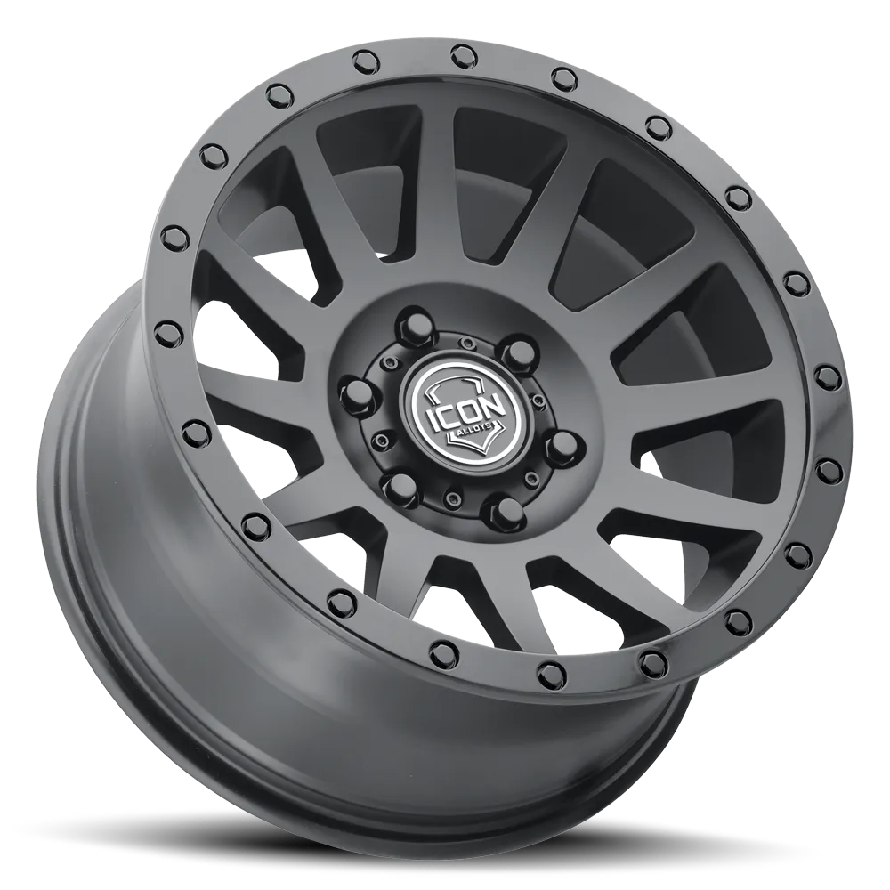 ICON Alloys Compression, Double Black, 18 x 9 / 6 x 135, 6mm Offset, 5.25" BS product image