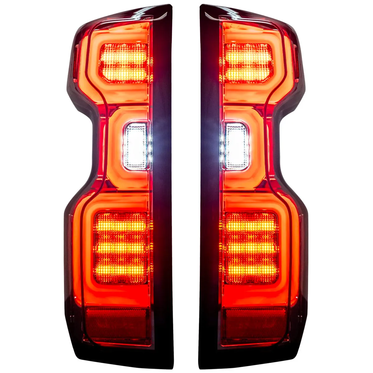 Chevy Silverado 2500/3500 20-23 Ultra Bright OLED Tail Lights (Replaces Factory/OEM Halogen Tail Lights Only) - Multiple Lens product image