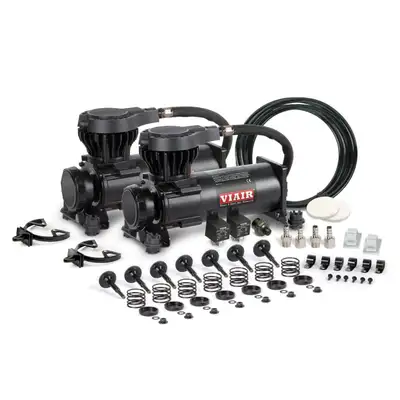 Viair Corporation Dual 310 Stealth Series Value Pack(200 PSI 310ss/2 165/200 p. Switch 40 Amp Relay/2 Ip67)ce