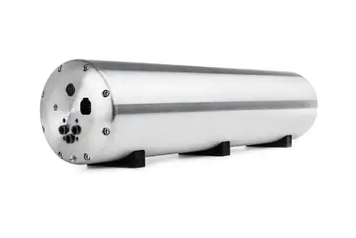 AccuAir Suspension / Arnott & JRI Motorcycle Endo Valvetank4corner 5gal Bolted Alum Air Tank W/Raw Finish
