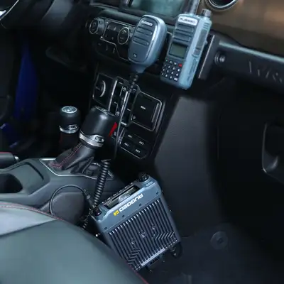 Rugged Radios 18c Jeep Wrangler/20c Glad JT Twoway Gmrs Mobile Radio Kit Rambler g4