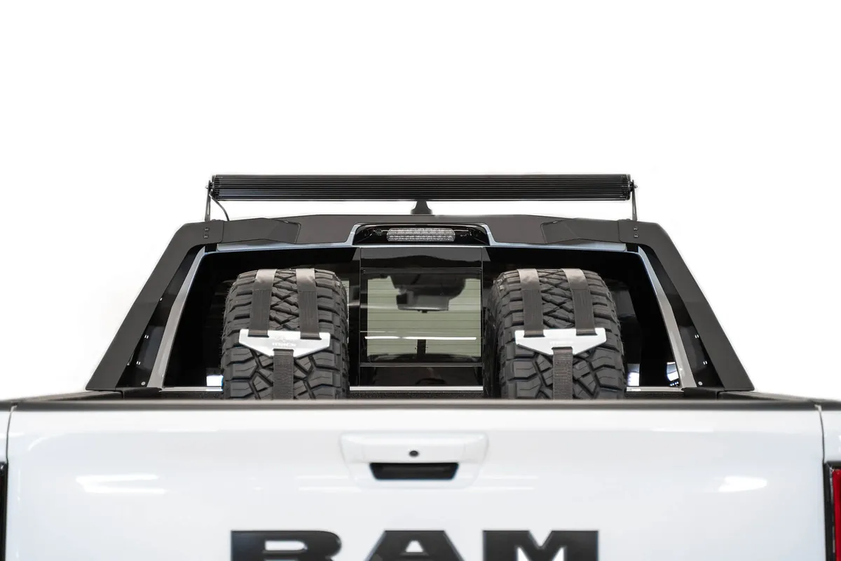 RAM 1500 Trx Stealth Fighter Chase Rack With Universal Slots For up to 50 LED Mount in Hammer Black 2021 RAM 1500 Trx product image