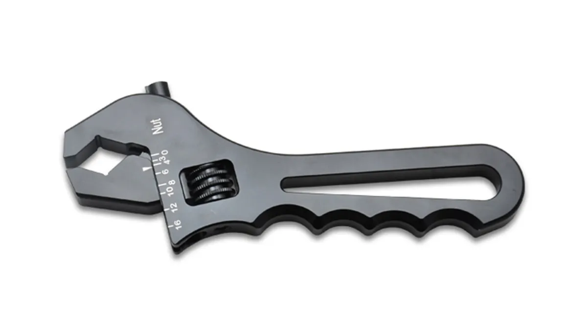 Vibrant Performance - 20993 - Adjustable AN Wrench; -4AN to -16AN; Anodized Black product image