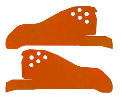 Steinjager Fenders 2007-2018 Inner Rear Fluorescent Orange