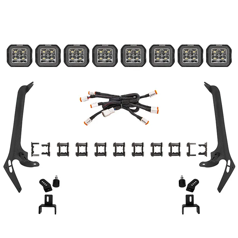 5 Inch LED Pod Lights White + Amber Dual-Mode for Jeep Wrangler JL/ Gladiator JT product image