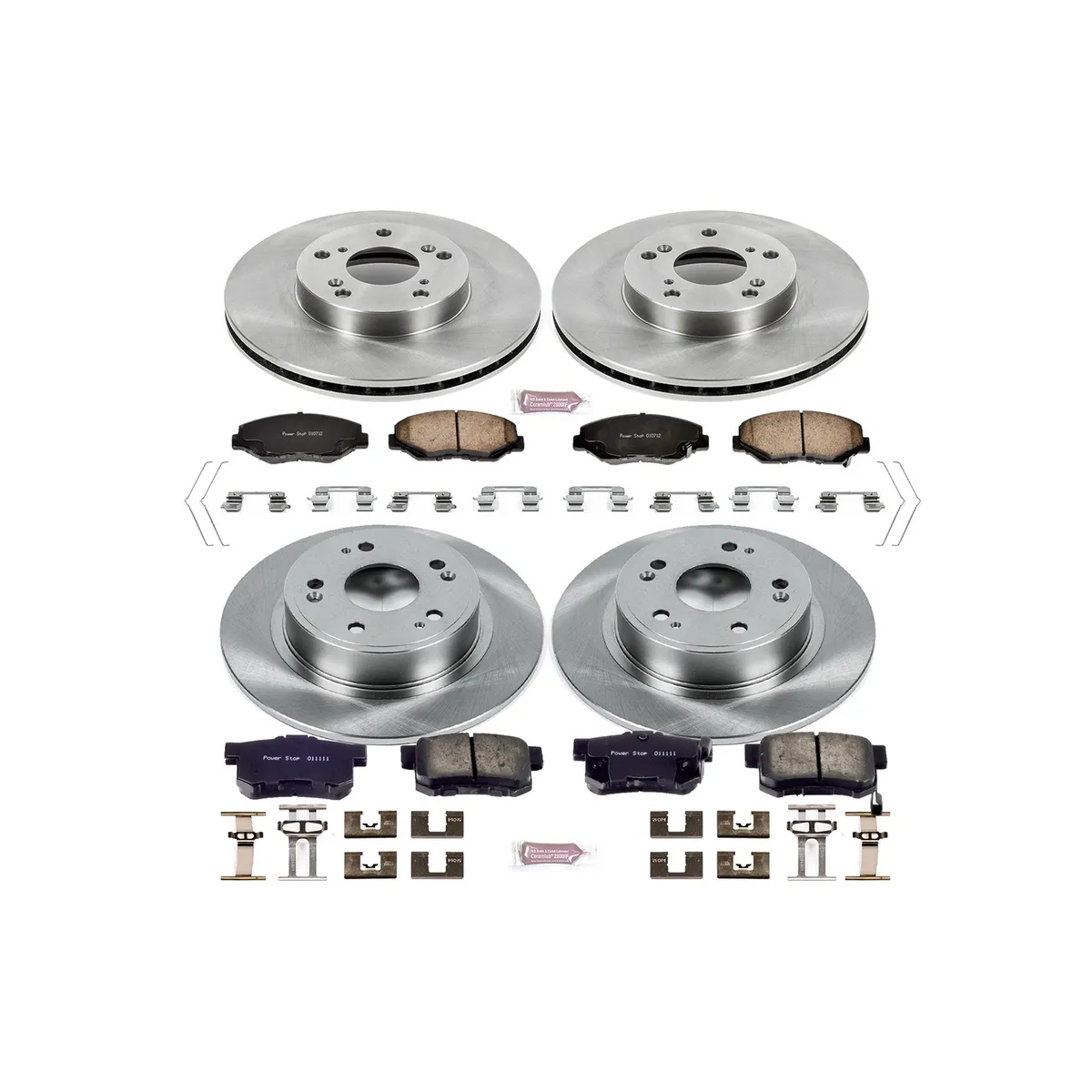Z17 Direct Replacement Kit: Rotors; Ceramic Pads W/Hardware product image