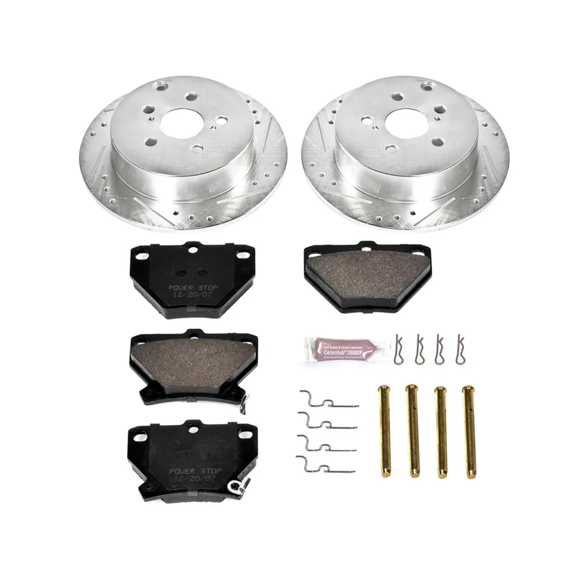 Z23 Evolution Brake Kit Rear 2003-2008 Pontiac Vibe 2000-2005 Toyota Celica 2005-2006 Toyota Corolla product image
