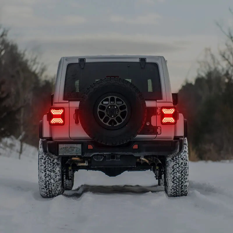 Smoked LED Tail Lights for Jeep Wrangler JL JLU 2018+ product image
