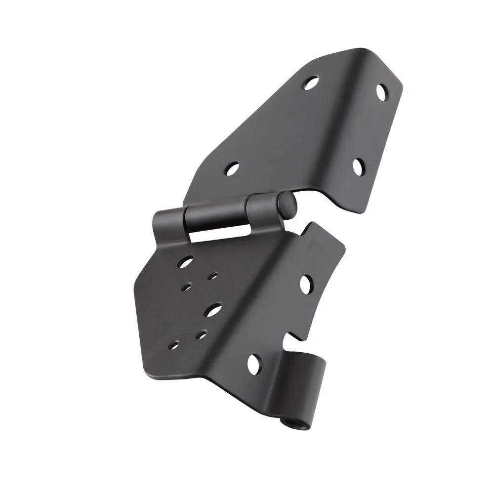 Jeep 76-95 CJ & Wrangler Jeep Stainless Windshield Hinges Black product image