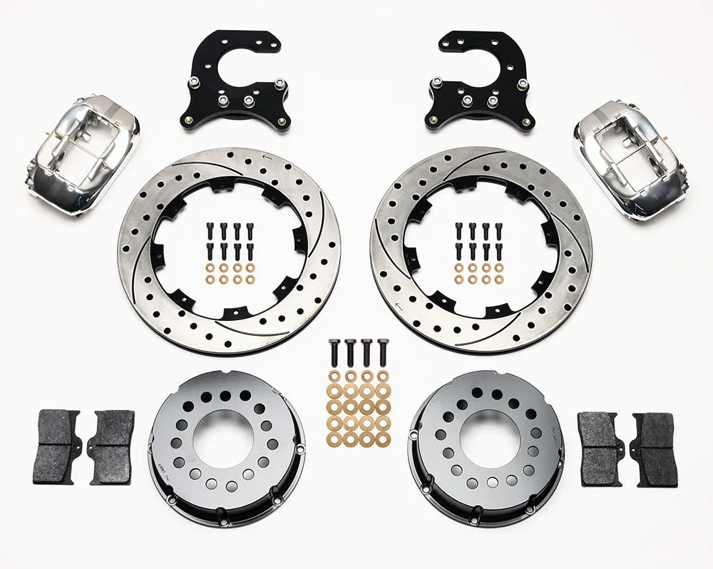 Forged Dynalite Pro Series Rear Brake Kit - 140-2113 - Plain Face / Red product image