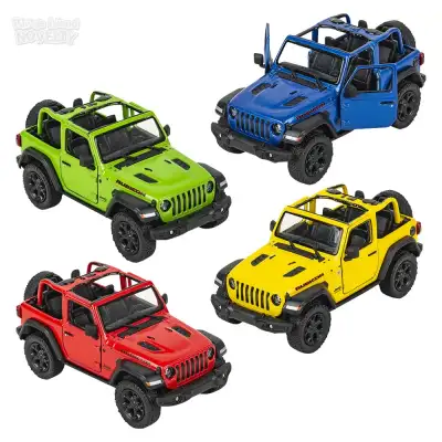 No Brand 5\" Die-Cast 2018 Jeep Wrangler Open Top 12/Display
