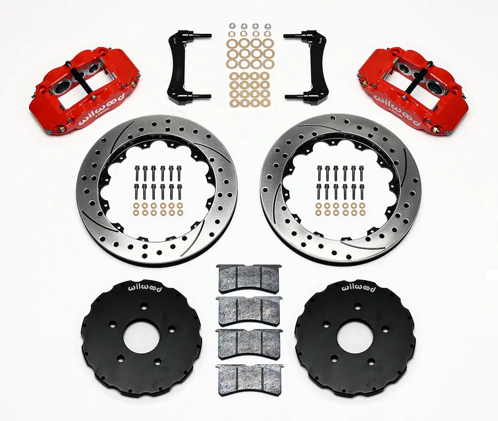 1962 - 2013 Buick, Cadillac, Chevrolet, GMC, Oldsmobile, Pontiac Forged Narrow Superlite 6R Big Brake Front Brake Kit (Hat) - 140-8921 product image