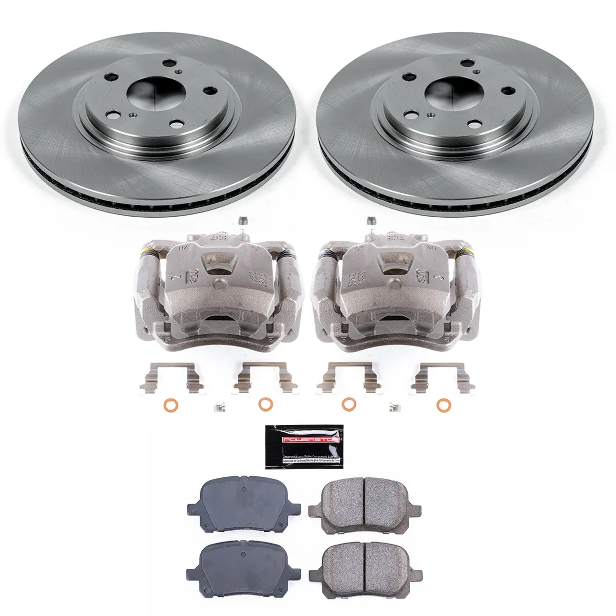 Z17 Direct Replacement Kit: Rotors; Ceramic Pads; Calipers product image