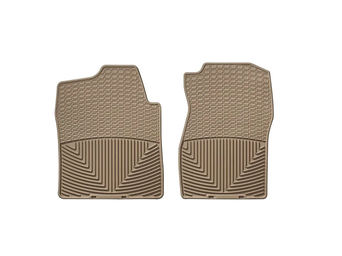 2007 + Cadillac Escalade Tan Front Rubber Mats / 2007 + Chevrolet Silverado Standard Cab Tan Front Rubber Mats / 2007 + Chevrolet Silverado Extended Cab Tan Front Rubber Mats product image