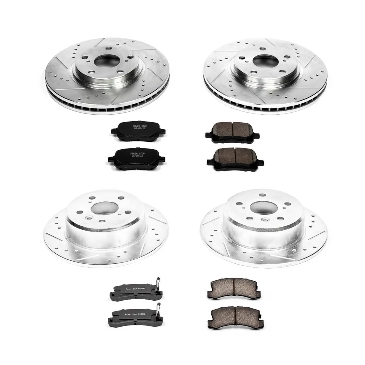 Z23 Evolution Sport Upgrade Kit: Drilled/Slotted Rotors; Carbon-Fiber Ceramic Pads W/Hardware product image