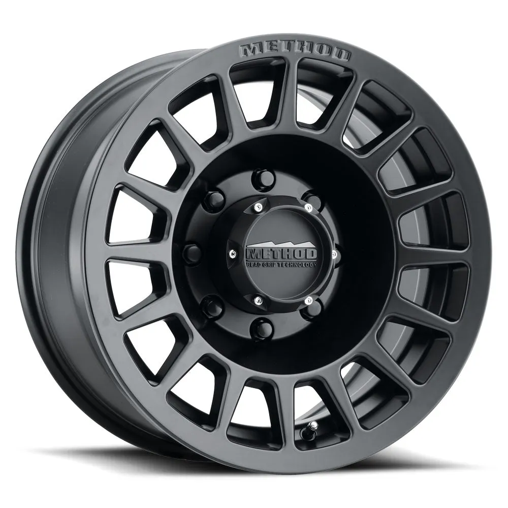 Aluminum Wheels 17x8.5 Bead Grip MR707 Bolt Pattern 5 On 114.3 Offset 38 Lip Size 0 Matte Black MB Method product image