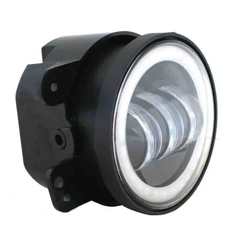 4 inch 30W Cree LED Fog Light & Halo Angel Eyes for 07-18 Jeep Wrangler JK product image