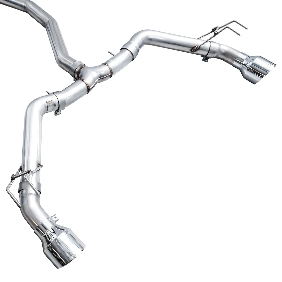 AWE Touring Edition Exhaust for FE1 Civic SiDE4 Acura Integra - Dual Chrome Silver Tips product image