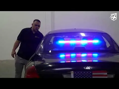 Xprite 27" G2 Vigilante Series 30W Traffic Advisor COB LED Strobe Light Bar with Suction Cup Brackets product image